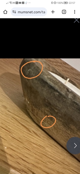 Could my candle have woodworm? Pics attached
