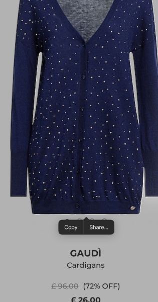 Bling cardigan