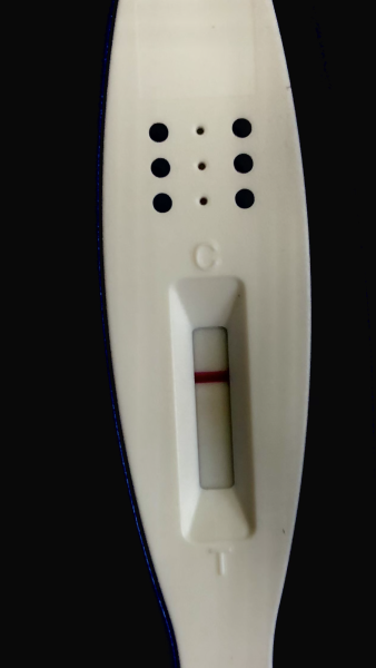 Faint line on pregnancy test
