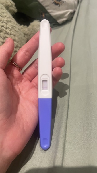 Clear blue test. Evap line or positive