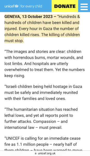 To think it’s turning into genocide in real time