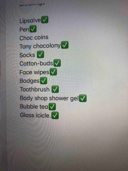 Stocking fillers for kids at uni