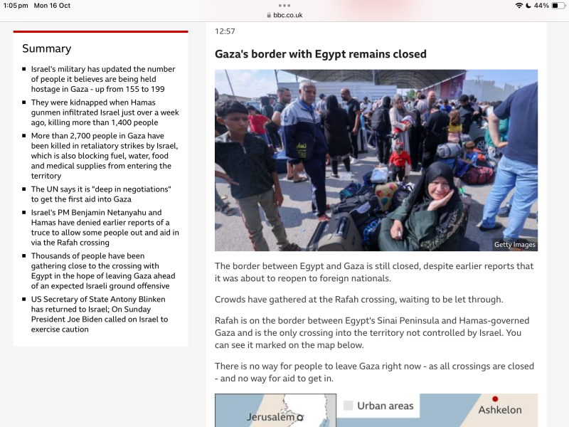 Why won’t Egypt help the Gazans?