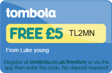 Tombola free £5 code