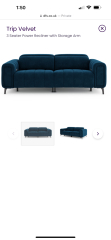 What cushions with this blue velvet sofa ??