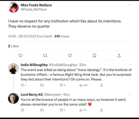 Trans Ideology - a real life debate