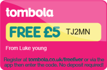 Tombola free £5 code