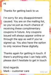 Have Tesco Clubcard stopped doing coupons?