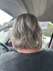 To think my hair is nothing like I asked for and be crying about it?