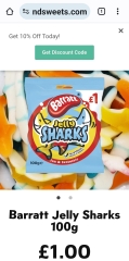 Sweets in the shape of fish and bears...