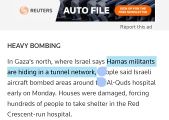 Do we actually know who bombed the hospital in Gaza yet?