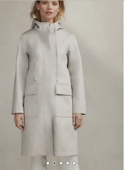 What footwear is best with this White Company raincoat?