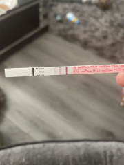 Faint line?