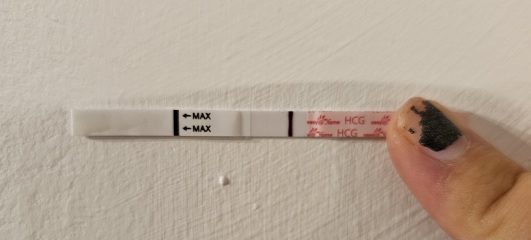 Is this a faint positive or an indent