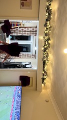 No christmas tree how else can I decorate living room?