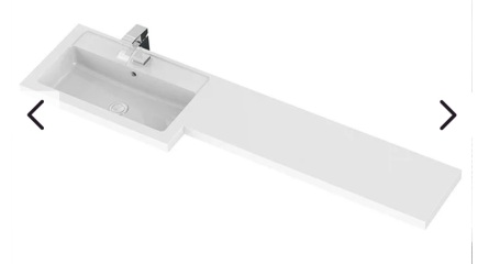 Bathroom - Hudson Reed combined sink / worktop