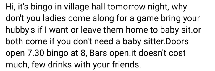 Complaining about Village life?