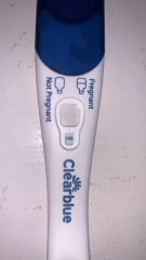 Clear blue - very faint (thick) blue line