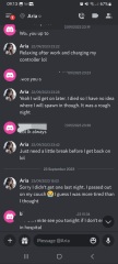 Partner cheating to a,woman on discord