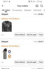 Got a free 'Air Up' type bottle and faux leather jacket for free playing Temus fish game...