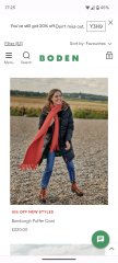 Pick your favourite pieces from Boden's new Autumn collection - £200 voucher to be won