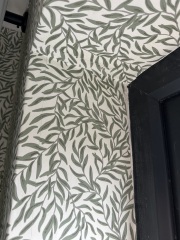 Would you be happy with this wallpaper job?