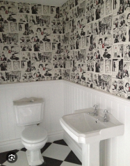 Talk to me about under-stair loo decor
