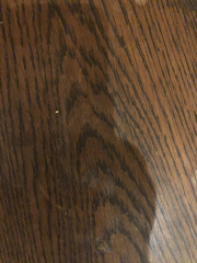 DH has ruined week old wood flooring