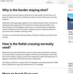 Why won’t Egypt help the Gazans?