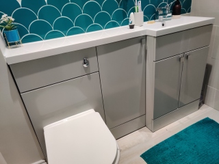 Bathroom - Hudson Reed combined sink / worktop
