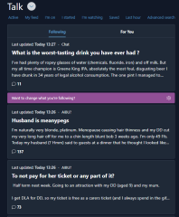 View/format in 'my feed'