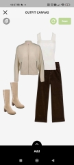 Styling corduroy trousers