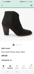 I really like these ankle boots - but they're too expensive!  Have you seen anything similar?
