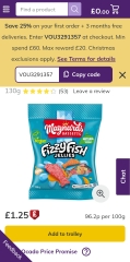 Sweets in the shape of fish and bears...