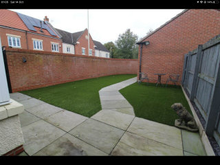 What could be done to make this garden more private and less awful?