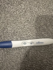 Faint line at 7 weeks 