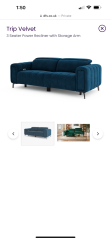 What cushions with this blue velvet sofa ??