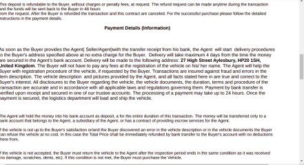 Facebook car scam? - with email