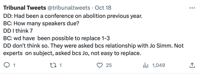 Prof Jo Phoenix vs The OU - Employment Tribunal Thread 8