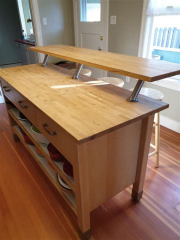 Worktop to Breakfast bar adaptation?.