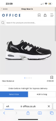 Black trainers
