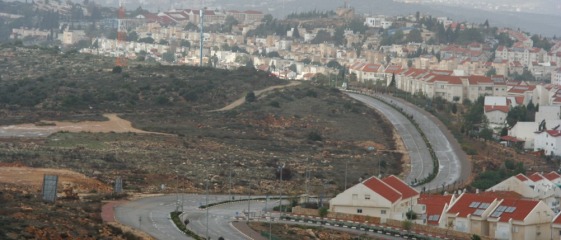 Why did Israeli settlers move into the Palestinian Territories?