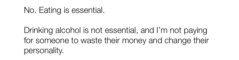 Splitting the bill equally or paying for what you’ve ordered?