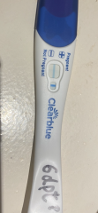 Clearblue pregancy test. Is this real positive or a evap lone