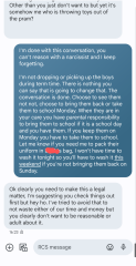 Ex husband to pick up and drop off kids twice a month