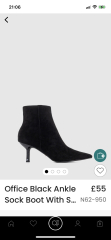I really like these ankle boots - but they're too expensive!  Have you seen anything similar?