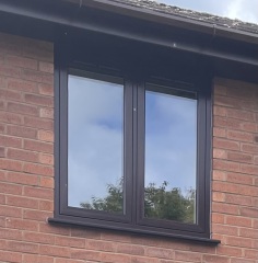 Do you have windows with different coloured internal and external frames?