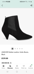 I really like these ankle boots - but they're too expensive!  Have you seen anything similar?
