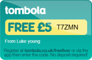 Tombola free £5 code
