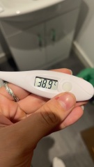 Temp, sickness and rash